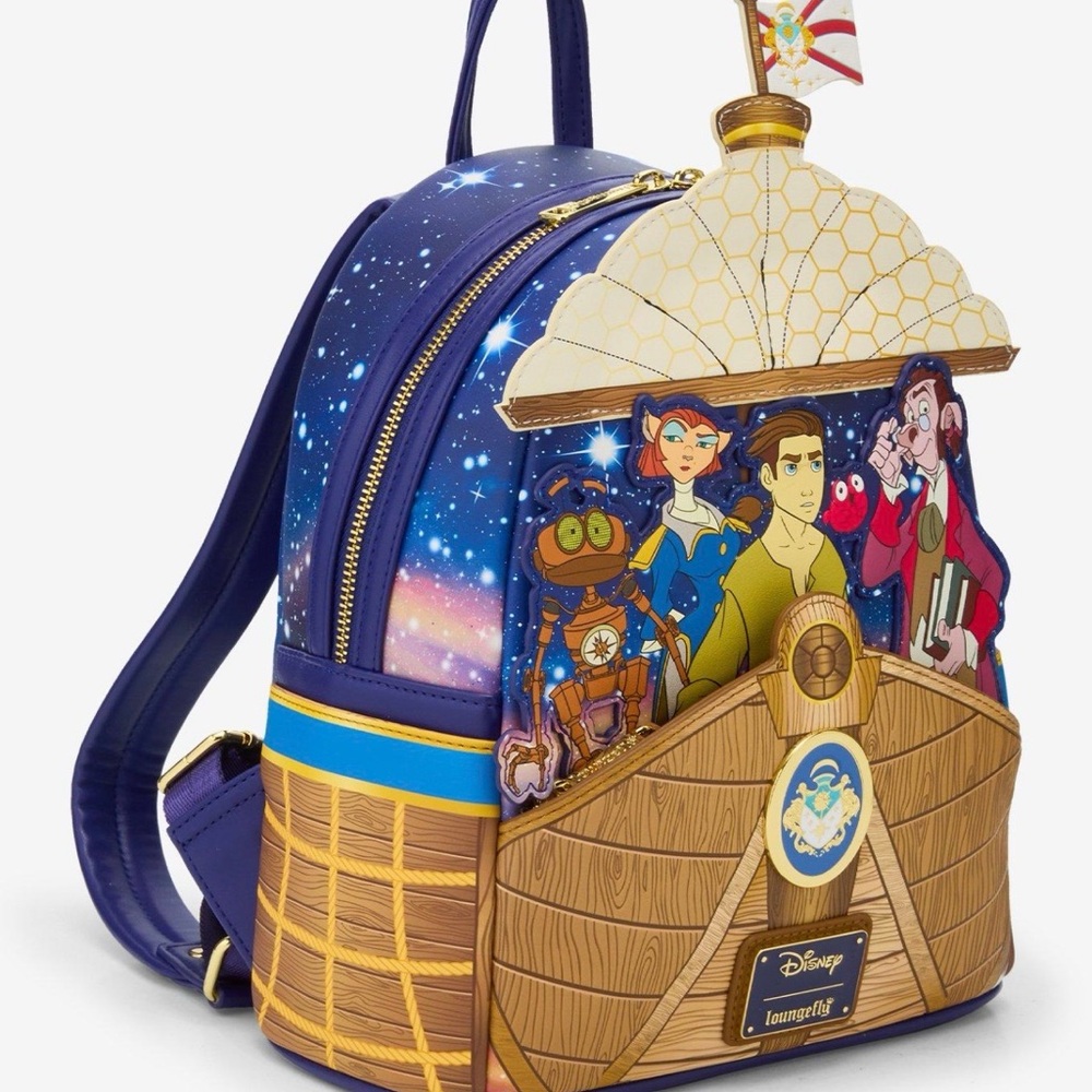 NWT Loungefly Disney Treasure Planet RLS Legacy
Mini Backpack. - Picture 3 of 5